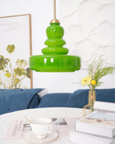 Vintage Schoolhouse Style Glass Pendant Light