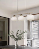 Contemporary 3-Light Glass Globe Pendant Ceiling Fixture