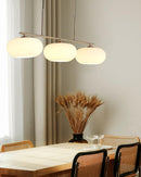 Contemporary 3-Light Glass Globe Pendant Ceiling Fixture