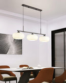Contemporary 3-Light Glass Globe Pendant Ceiling Fixture