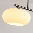 Contemporary 3-Light Glass Globe Pendant Ceiling Fixture