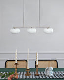 Contemporary 3-Light Glass Globe Pendant Ceiling Fixture