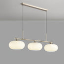 Contemporary 3-Light Glass Globe Pendant Ceiling Fixture