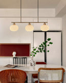 Contemporary 3-Light Glass Globe Pendant Ceiling Fixture