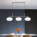 Contemporary 3-Light Glass Globe Pendant Ceiling Fixture