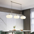 Contemporary 3-Light Glass Globe Pendant Ceiling Fixture