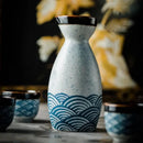 Porcelain Wave Sake Set