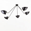 Modern Multi-Arm Adjustable Metal Ceiling Light Fixture