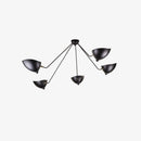 Modern Multi-Arm Adjustable Metal Ceiling Light Fixture