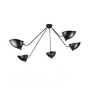 Modern Multi-Arm Adjustable Metal Ceiling Light Fixture
