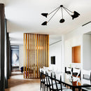 Modern Multi-Arm Adjustable Metal Ceiling Light Fixture
