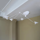 Modern Multi-Arm Adjustable Metal Ceiling Light Fixture