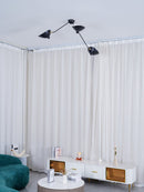 Modern Multi-Arm Adjustable Metal Ceiling Light Fixture