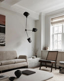 Modern Multi-Arm Adjustable Metal Ceiling Light Fixture