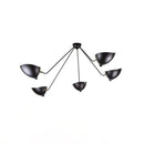 Modern Multi-Arm Adjustable Metal Ceiling Light Fixture