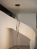 Slender Drop Rod Chandelier