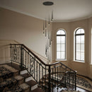 Slender Drop Rod Chandelier