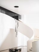 Slender Drop Rod Chandelier