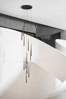 Slender Drop Rod Chandelier