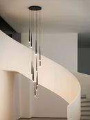 Slender Drop Rod Chandelier