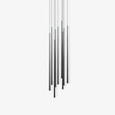 Slender Drop Rod Chandelier