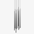 Slender Drop Rod Chandelier