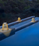 Slatted Outdoor Lantern Light