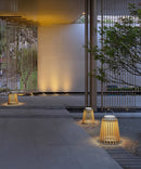 Slatted Outdoor Lantern Light