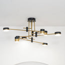 Modern Industrial Spider Arm Ceiling Chandelier