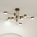 Modern Industrial Spider Arm Ceiling Chandelier
