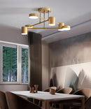 Gold Multi-Arm Sputnik LED Ceiling Light