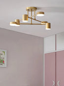 Gold Multi-Arm Sputnik LED Ceiling Light