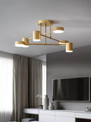 Gold Multi-Arm Sputnik LED Ceiling Light