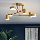 Gold Multi-Arm Sputnik LED Ceiling Light