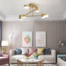 Gold Multi-Arm Sputnik LED Ceiling Light
