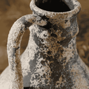Weathered Patina Ceramic Jug Vase