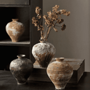 Patina Washed Ceramic Vessel