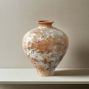 Patina Washed Ceramic Vessel