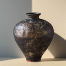 Patina Washed Ceramic Vessel