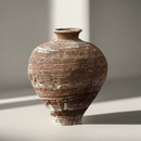 Patina Washed Ceramic Vessel