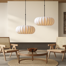 Japandi Ribbed Pendant Light