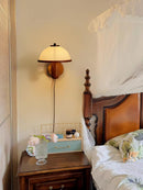 Scandinavian Oak Wood Wall Sconce