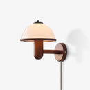 Scandinavian Oak Wood Wall Sconce