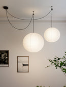 Handcrafted Washi Paper Pendant Ceiling Lamp