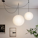 Handcrafted Washi Paper Pendant Ceiling Lamp