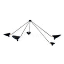 Modern Multi-Arm Adjustable Metal Ceiling Light Fixture