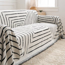 Geometric Frame Sofa Cover