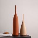 Long Neck Ceramic Vase