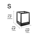 Minimalist Geometric Frame Post Light