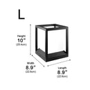 Minimalist Geometric Frame Post Light